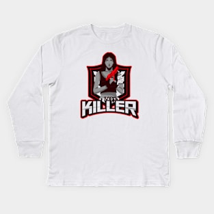 Pubg lady killer Kids Long Sleeve T-Shirt